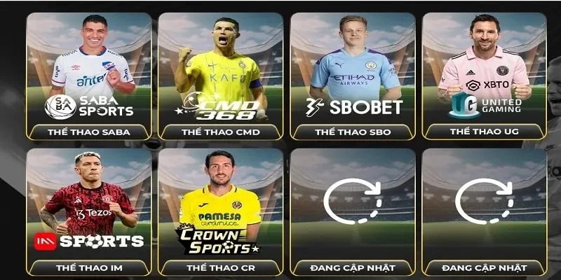 CMD 368 là nhà cung cấp hàng đầu tại sảnh thể thao